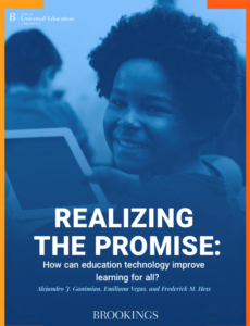 Hacer realidad la promesa: ¿cómo puede la tecnología educativa mejorar el aprendizaje para todos?