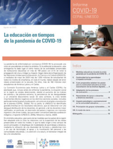 La Educación en tiempos de la pandemia de COVID-19